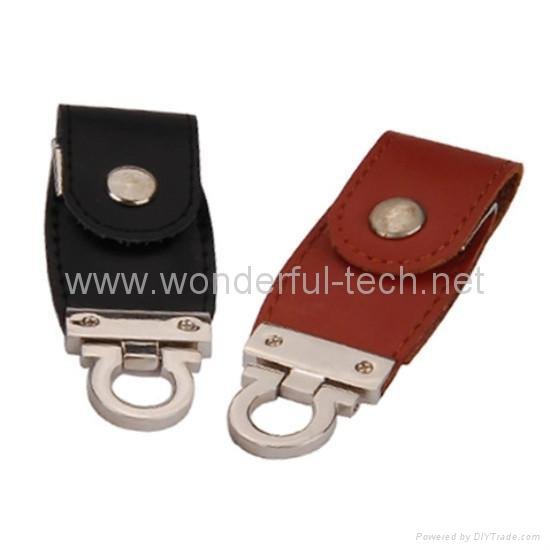 Leather USB DISK 128MB TO 32GB WTU63 3