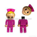 Hot-selling Doctor Nurse Police Fireman Student USB DISK  4