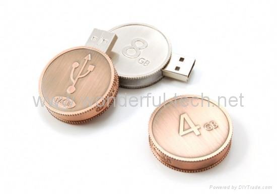 Coin USB Flash Drives 3