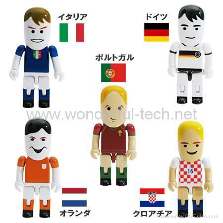 World Cup Soccer Player USB drives 3