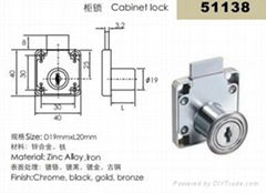 High quality hot sell 138# dawer lock