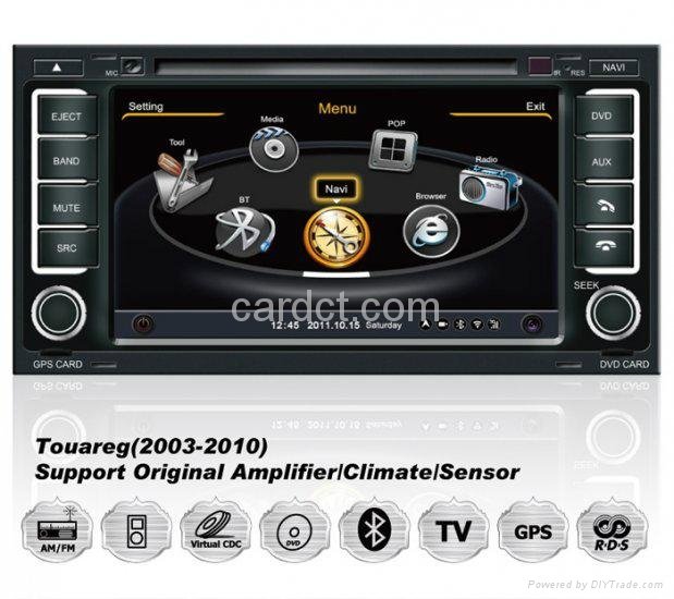 VW Touareg Car DVD Player GPS Radio BT 3G Wifi SWC 7" Touchscreen