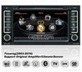 VW Touareg Car DVD Player GPS Radio BT