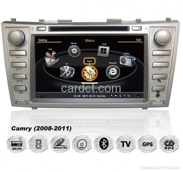 Toyota Camry Car DVD Player GPS Radio BT 3G Wifi SWC 7" Touchscreen