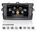 Toyota Corolla Car DVD Player GPS Radio BT 3G Wifi SWC 7" Touchscreen