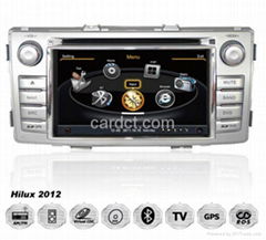 Toyota Hilux 2012 2013 Car DVD Player GPS Radio BT 3G Wifi SWC 7" Touchscreen