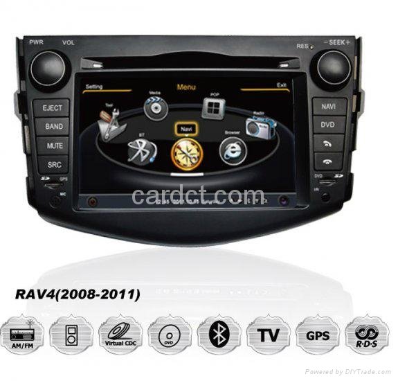 Toyota Rav4 Car DVD Player GPS Radio BT 3G Wifi SWC 7" Touchscreen
