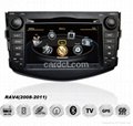 Toyota Rav4 Car DVD Player GPS Radio BT 3G Wifi SWC 7" Touchscreen 1