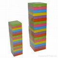 small colorful 54 pcs jenga toy