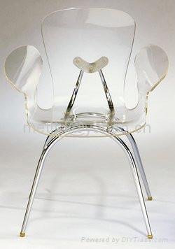 Acrylic leisure chair