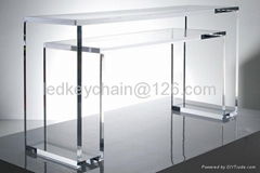 acrylic console table