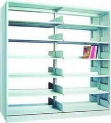 single pillar double-sided book rack