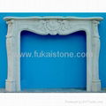 Marble fireplace 1