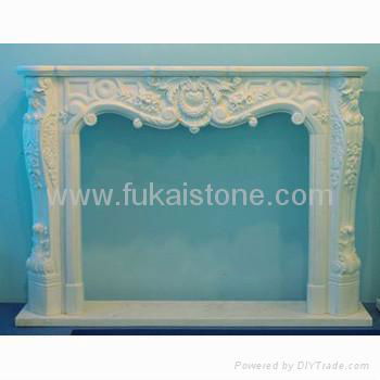 Marble fireplace 2