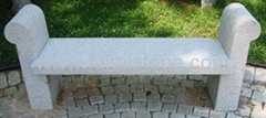 garden stone bench