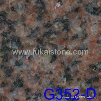 Red granite tiles G368 5