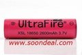 UltraFire XSL18650 2600mAh 3.7V