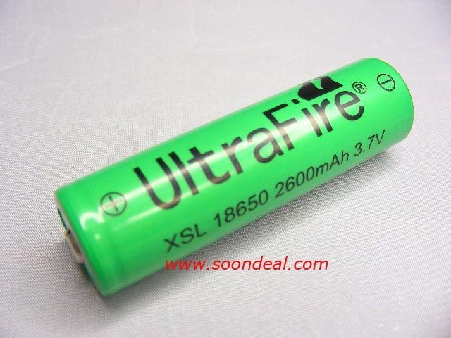 UltraFire XSL18650 2600mAh 3.7V Rechargeable li-ion Battery - XLS 18650 -  Ultrafire (China Manufacturer) - Battery, Storage Battery &