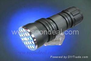 21 LED UV flashlight