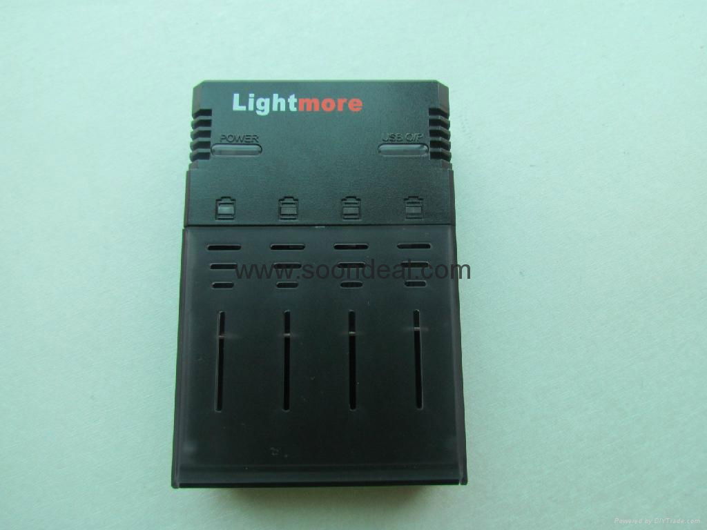 Lightmore Q-128 Charger for 18650,14430,10440,14500  battery