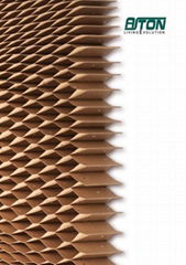 Paper honeycomb for the production of doors