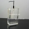 elegant acrylic liquid soap dispenser 2