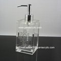 elegant acrylic liquid soap dispenser 4