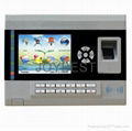 Color screen fingerprint time attendance and access control 1