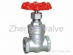 threads gate valve