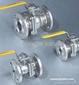 ANSI flanged ball valves SS304