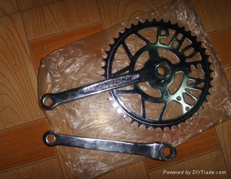 bicycle chain wheel & crank