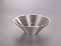 the stainless steel tableware