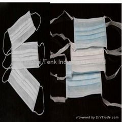 Tenk-three-ply nonwoven mask (with filter paper) 