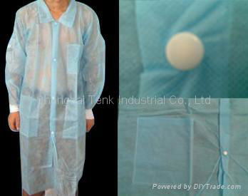 Tenk-nonwoven lab coat/work clothes 35g