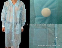 Tenk-nonwoven lab coat/work clothes 35g