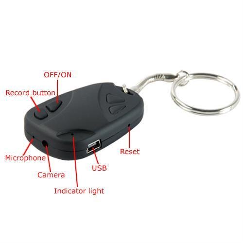 4GB DVR Digital Video Recorder Spy Camera - Keychain Car Remote Style 2