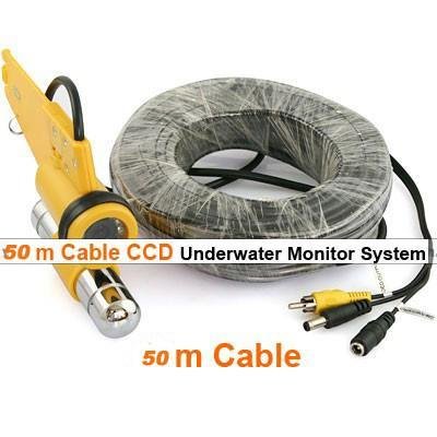 Underwater Monitor system - 50m Cable 7 inch Monitor CCD Camera 3
