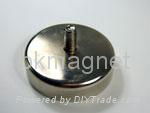 Pot magnet with thread 75 x 30mm