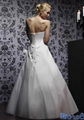 Graceful Dame Bride Sleek Satin Wedding Dress 2