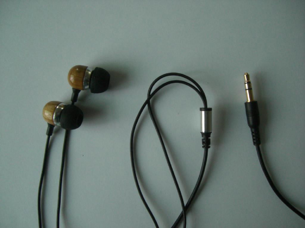 wooden earplug