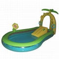 inflatable family swimming pool