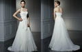 2011 embroidered beaded wedding gown