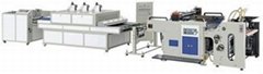Automatic screen printing press line