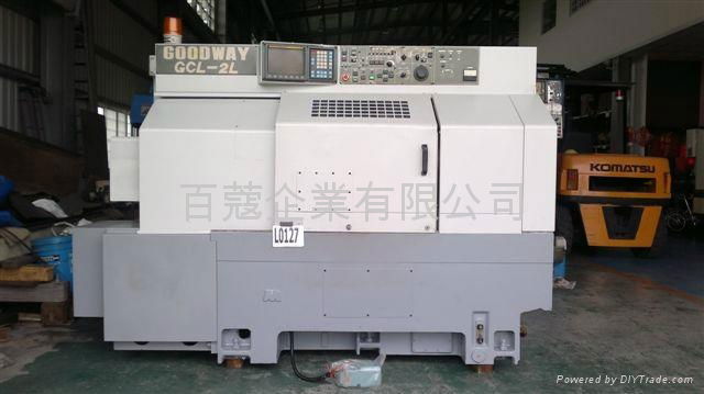 SELL USED L0127 CNC Lathe Goodway,GCL-2L,chuck:8",1994',