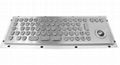 R   ed IP65 industrial metal keyboard for kiosk