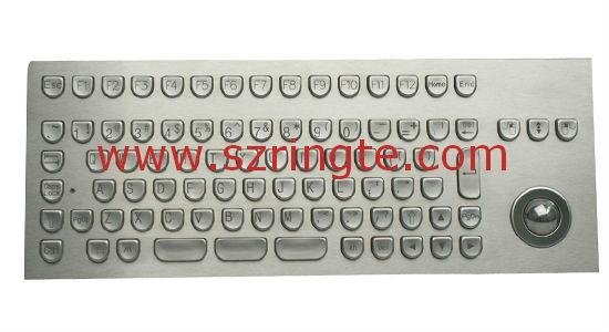 R   ed IP65 industrial metal keyboard for kiosk 2