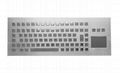 metal keyboard with touchpad