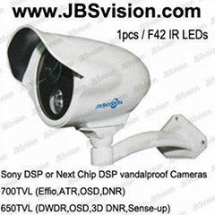 700TVL or 650TVL waterproof IR Camera