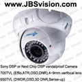 Effio 700TVL vandalproof IR Dome camera from JBSvision 1