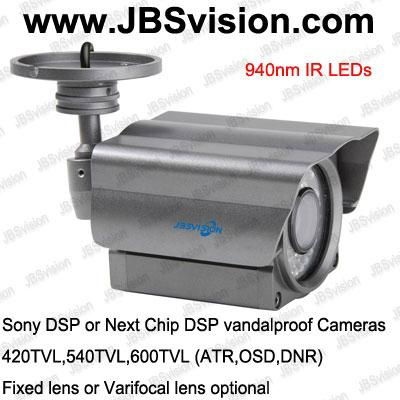 940nm IR waterproof CCTV camera with varifocal auto iris lens 3